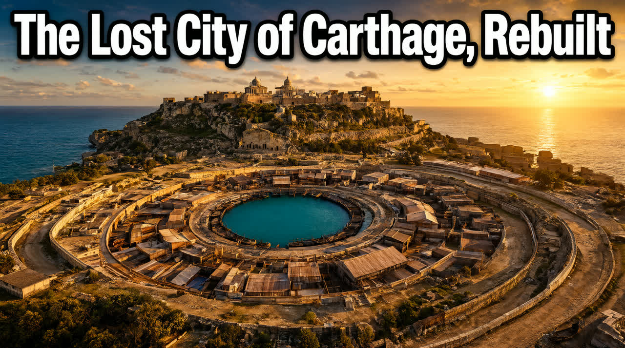 Vignette « The Lost City of Carthage, Rebuilt » sur des ruines